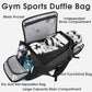 Bange Unisex Gym bag for Men Suitcase Multifunction Backpack Large Waterproof Anti-stain Men Duffle Bag Travel Hand Luggage Bags