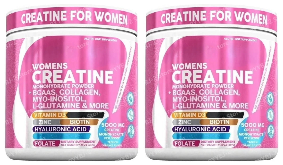Daily Health and Nutrition Dietary Supplement Female Creatine Powder Creatine Monohydrate Powder with BCAA & Amino Acids