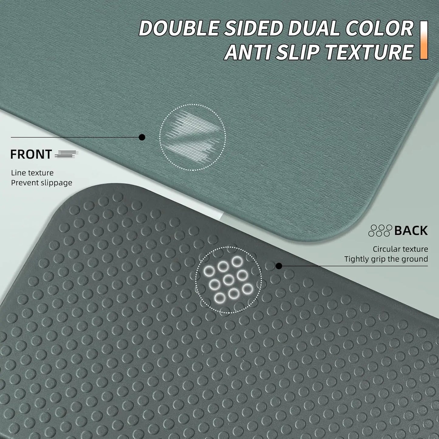 12-Fold Non-Slip Yoga Mat 75x26x0.4 Inches for Yoga, Pilates, Strength Training & Meditation