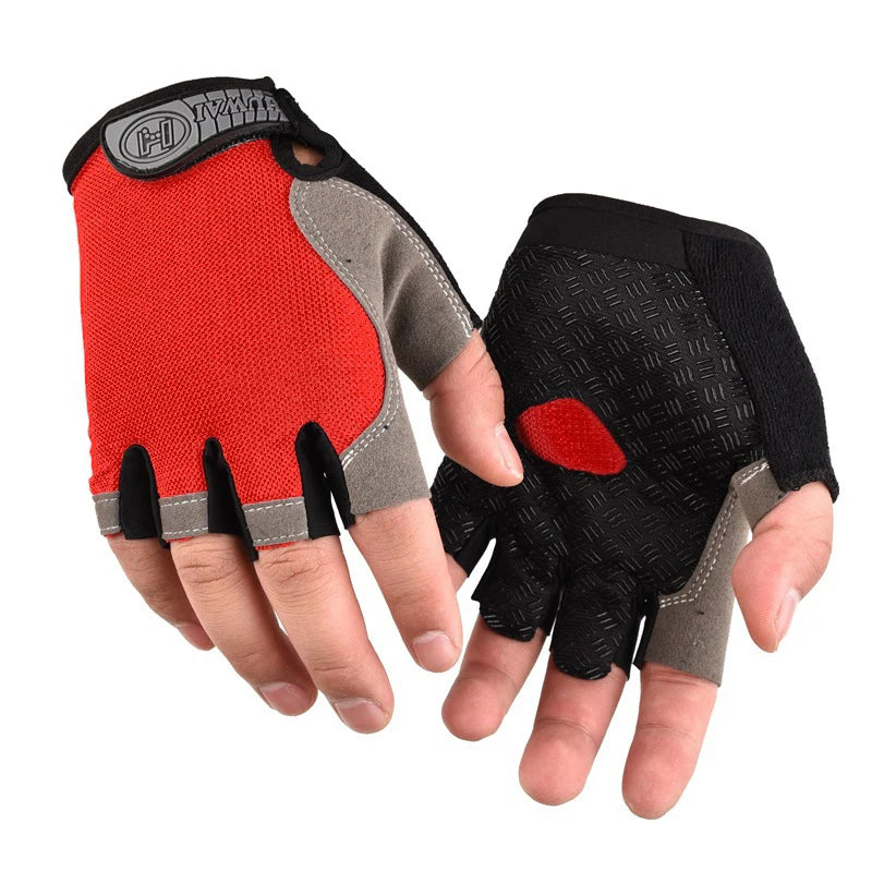 Mtb Gloves Cycling Breathable Gym Workout Gloves for Men Women Half Finger Non-slip Weight Lifting Motorcycle Fitness Gloves