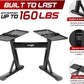Adjustable Dumbbell Stand with 160lb Capacity, Spotter Rack & Strap for Easy Storage and Safety
