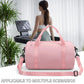 New Mini Gym Bag Solid Color Waterproof Sports Bags Large Capacity Lightweight Yoga Bag for Women