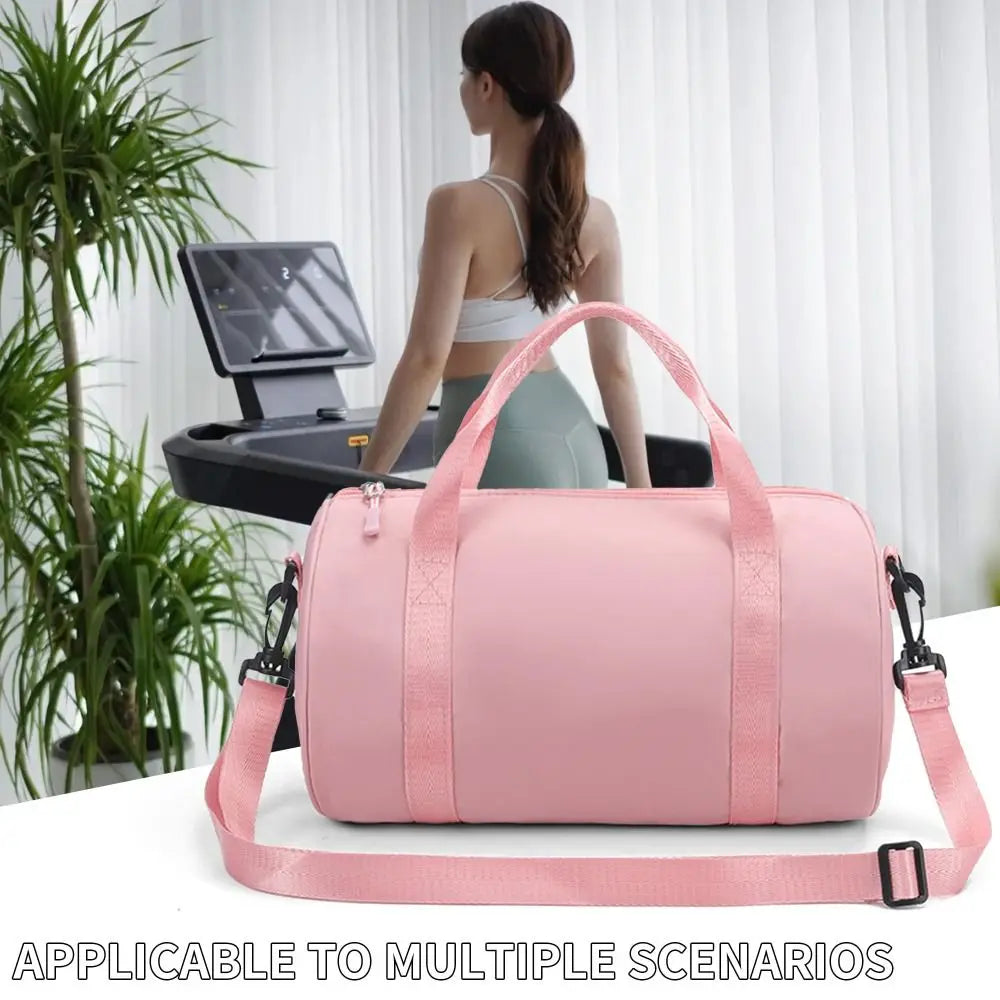 New Mini Gym Bag Solid Color Waterproof Sports Bags Large Capacity Lightweight Yoga Bag for Women