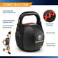 Soft Kettlebell with Handle for Weightlifting, Conditioning, Strength Training 10-40 lbs