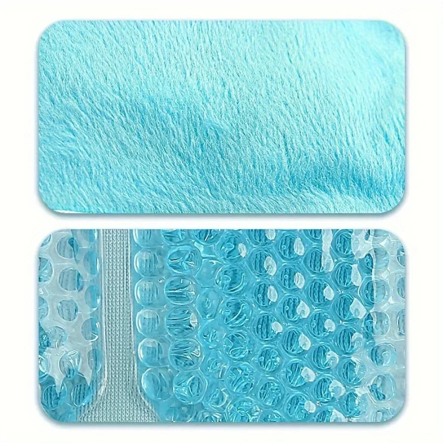 Hot & Cold Plush Neck & Shoulder Gel Bead Wrap Relief for Tension Shoulder Neck and Waist Relief Microwave and Refrigerator