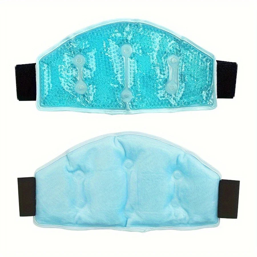 Hot & Cold Plush Neck & Shoulder Gel Bead Wrap Relief for Tension Shoulder Neck and Waist Relief Microwave and Refrigerator