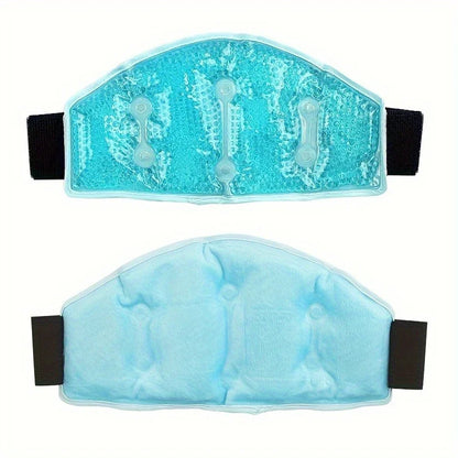 Hot & Cold Plush Neck & Shoulder Gel Bead Wrap Relief for Tension Shoulder Neck and Waist Relief Microwave and Refrigerator