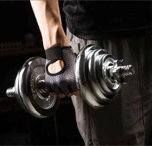 Weightlifting Gloves Women Men Fitness Gym Gloves Half Finger Breathable Non-slip Gel Pad Bodybuilding Training Dumbbells Gloves