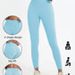 Hearuisavy Summer Super Soft Fabrics High Waist Leggings Gym Yoga Pants Running Workout Tights Push Up Sports Leggings Women