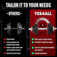 Adjustable Dumbbell Set with Weight Plates, 40lbs to 200lbs, Star Lock Collars for Home Gym