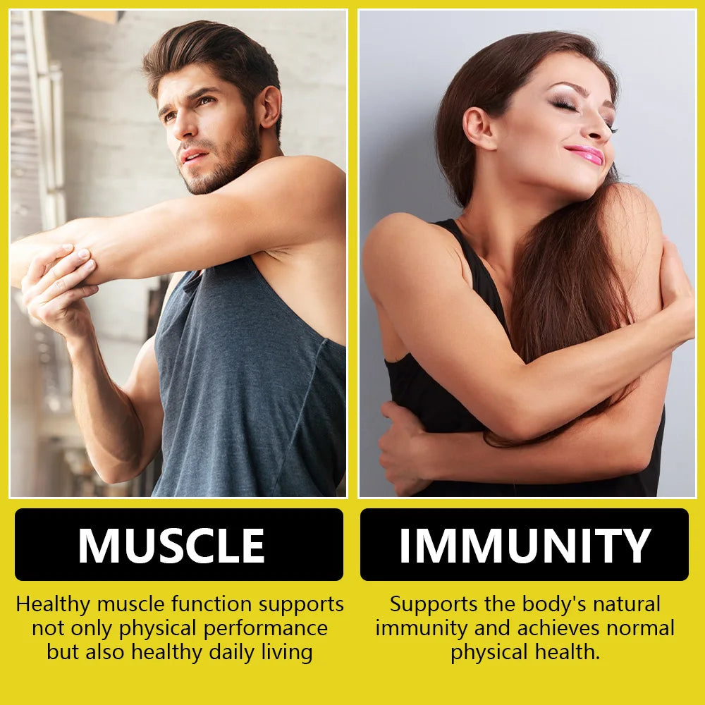 HCL Creatine Supplement, Enhances Focus, Strength, and Endurance, Suitable for Both Men and Women, Gluten-free, Non-GMO