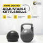 Adjustable Kettlebell Set 26-70 lb - Strength Training Kettlebells with 7 Plates - Secure Lock System and Durable Steel Kettle