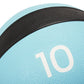 Textured Rubber Medicine Ball 10-15lb: Enhances Flexibility & Core Strength, Portable Home Gym Equipment