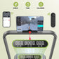 Foldable Treadmill with 12% Incline,3.5HP Low Noise Walking Pad Treadmill with Handle Bar,350 Lbs Capacity, APP Remote Control