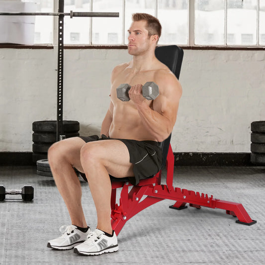 Adjustable Exercise Bench with 1300LBS Weight Capacity Sit-up Bench for Home Gym for Benches Press Strength Training Exercise