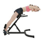 103*70*113 cm/ 40.55*27.55*44.48 in Black Home Fitness Workout Roman Chair Hyperextension Back Extension Bench Adjustable