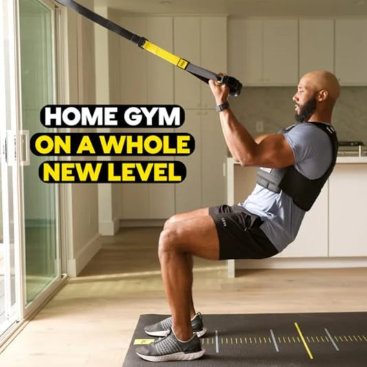 Pro3 Home Gym System Professional-Grade Suspension Trainer for Strength Training HIIT Cardio Full-Body Workouts Durable Design