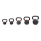 Power Systems Kettlebell Prime 50lb Steel Adjustable Weight for Strength Training with Durable Coating in Black
