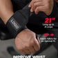 1 Pair Wristband Wrist Support Brace Straps Extra Strength Weight Lifting Wrist Wraps Bandage Fitness Gym Training Custom Logo