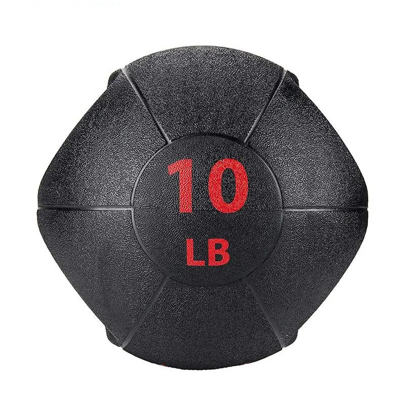 Dual Grip Medicine Balls 6lb 8lb 10lb 12lb Grip Weighted Ball for Exercise Fitness Gym Double Handle Medicine Ball
