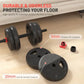 Adjustable Dumbbell Set 20lb(10lb pair) Free Weight Set with Connector 3-in-1 Design for Dumbbell Barbell and Weight Plate Tr