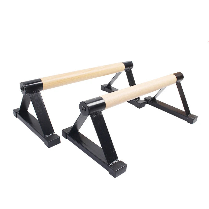 Solid Wood Push Up Board – Anti-Slip Calisthenics Stand for Home Gym Strength Training