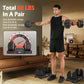 FEIERDUN Adjustable Dumbbells Set, 5LB to 25LB Dumbbell Pair,Home Gym 50lbs, Anti-Slip Handle for Exercise Equipment
