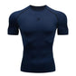 Men Running Compression  Short Sleeve Sport Tees Gym Fitness Sportshirts Male Jogging Tracksuit Homme Athletic Shirt Tops  902