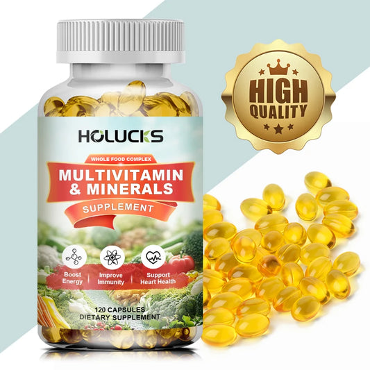 Multivitamin Mineral Supplement for Men & Women, Heart Health, Immune Support, Anti-Aging & Daily Energy