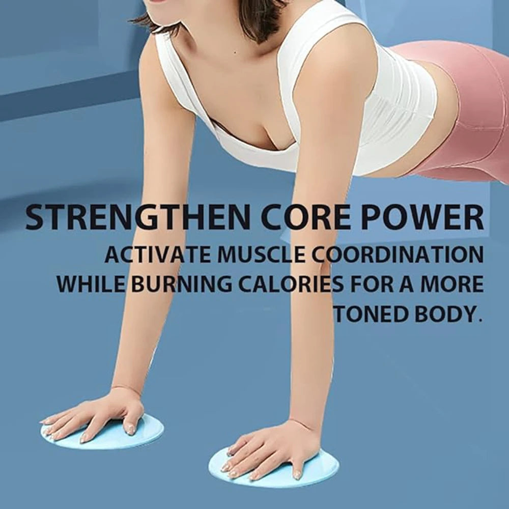Pair Of Fitness Core Sliders Abdominal Exercise Sliding Plate Pilates Yoga Gym Discs Slider Body Muscle Training Equipment