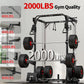 Power Cage2000lbs MultiFunction Squat Rack 2000lbs Power Rack with Cable Crossover System and 20+ Attachments