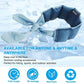 35x9cm Reusable Cooling Ice Scarf – Summer Neck Wrap & Pet Cooler, Hydrating Polymer Core,Chill Activated for Sports&Heat Relief