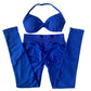 2 Pieces Set For Woman Strappy Yoga Bra Sports Top Workout Leggings Set Seamless Gym Set Fitness Clothes Outfit Activewear