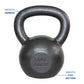 18KG Premier Kettlebell 40lb Steel Black Fitness Weight for Strength Training Home Gym