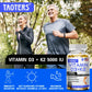 Vitamin D3+K2 Capsules - Helps Regulate Calcium Metabolism and Supports Teeth, Bones, Heart Health, Joint Health, and Immunity