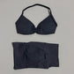 2 Piece Sports Gym Set Strappy Bra Yoga Underwear Short Sport Leggings Bicycle Running Sportswear Woman Seamless Yoga Set
