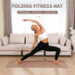Foldable Yoga Mat - 10mm Thick, Non-Slip Exercise Mat for Home and Travel, Eco-Friendly