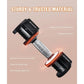 Adjustable Dumbbells Set/Single, 12.5LB 5 in 1 Free Adjustable Dumbbell Set with Anti-Slip Handle & Rainbow-colored Weight Plate