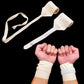100% Cotton Powerflifting Straps,Soft White Weight Lifting Wrist Support,Fitness Safety Support,Wrist Straps,1Pair