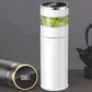 Thermos For Tea and Water With Separate Tea Infuser Smart Led TEMPERATURE DISPLAY 316 Stainless Steel Water Bottle Teaware 450ML
