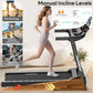 Treadmill with Incline for Home, Folding Treadmill with 300LBS Capacity, 7.5MPH, 16'' Wide Belt, 64 Programs, Shock Absorption,