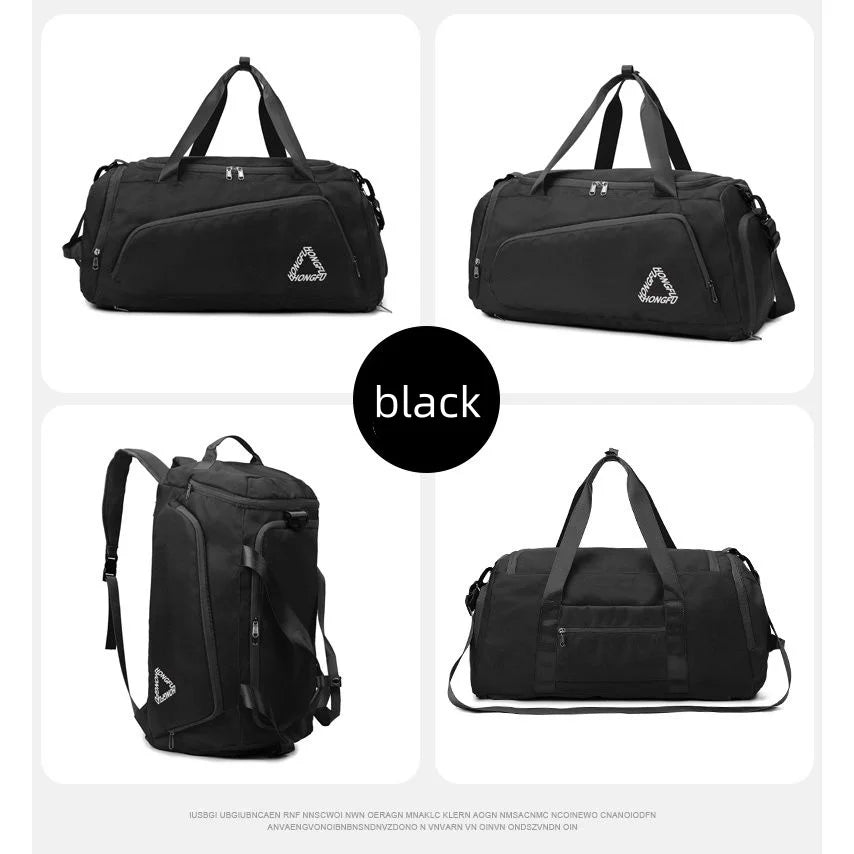 Travel Gym Bags Dry Wet Separation Shoulder Bag Yoga Fitness  Backpack Men Women Waterproof With Shoe Compartment Sports Handbag