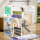Folding Walking Pad with 15% Incline/RGB Light/Dual Screen Display,3.5HP Treadmills for Home,350lbs Capacity,Smart App