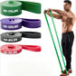 7-Level Resistance Bands Set for Pull Up Assistance, Home Gym - Elastic Silicone Exercise Bands for Physical Therapy, Stretchin