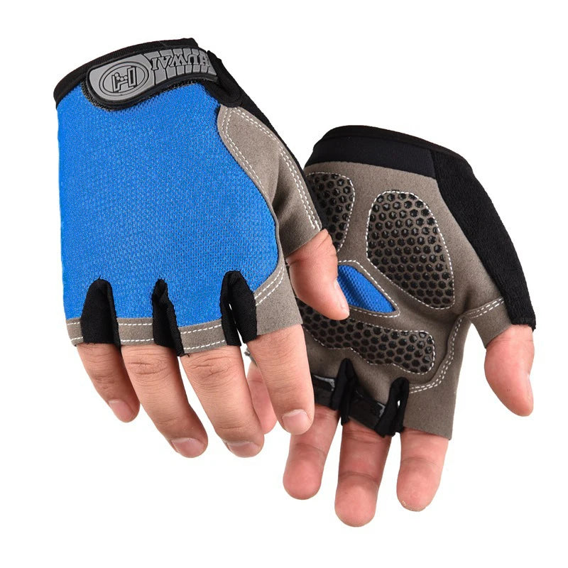 Mtb Gloves Cycling Breathable Gym Workout Gloves for Men Women Half Finger Non-slip Weight Lifting Motorcycle Fitness Gloves