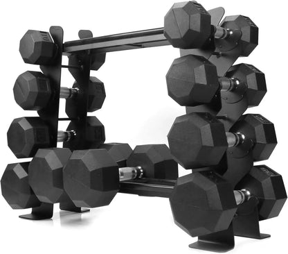 Heavy-Duty Dumbbell Rack with 400 lbs Capacity, Space-Saving A-Frame Design for Home Gym Storage