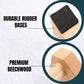 Strength Training Push-Up Stand 2pcs Anti-Slip Fitness Push Up Bar Workout Wooden Single and Double Bar for Abdominal Equipment