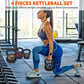 Kettlebell Sets 3/4 Piece for Women Men Home Gym Exercise Kettle bell Fitness Strength Training Kettlebells 5/10/15/20 lbs Full