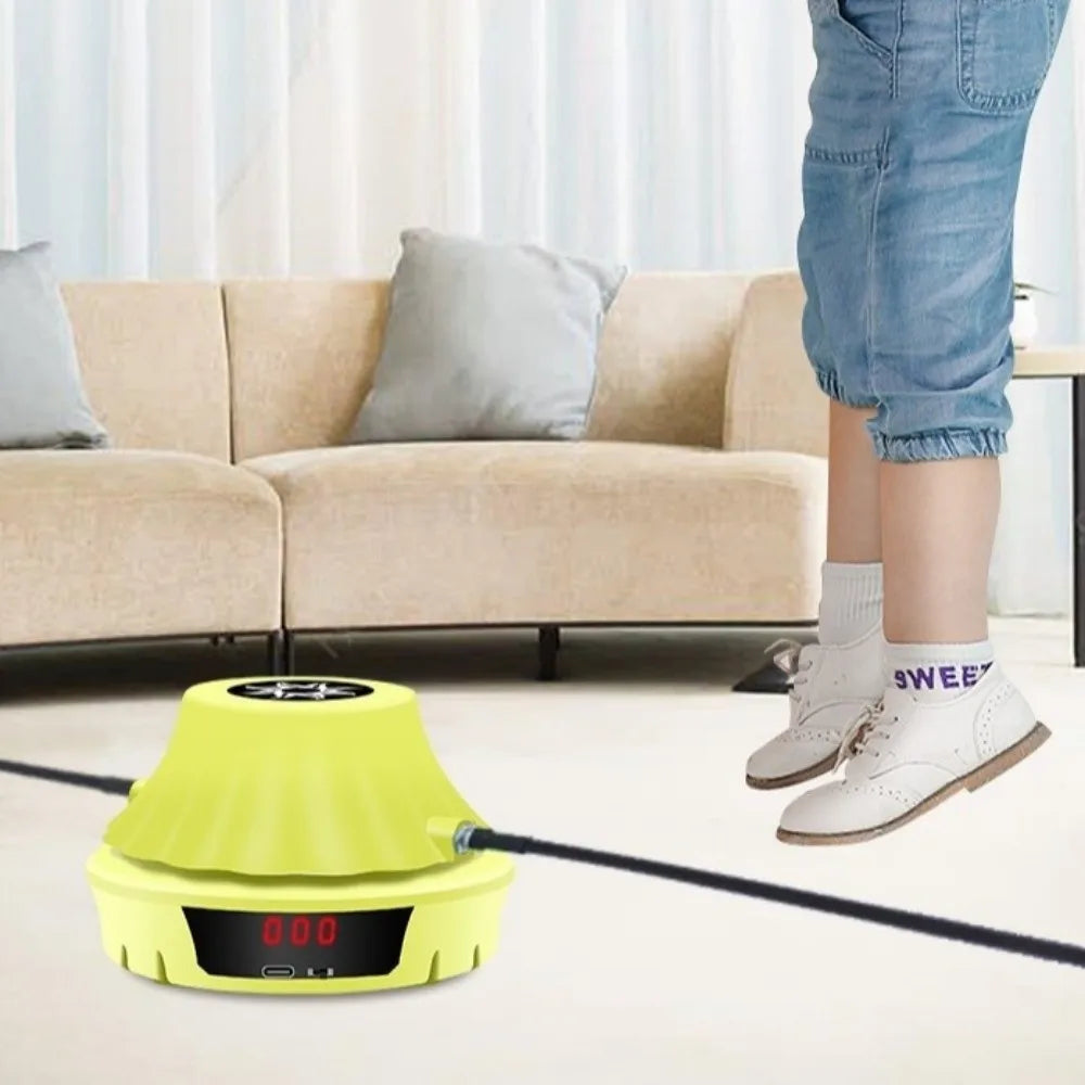 Remote Control Smart Skipping Machine Adjustable Speed LED Display Automatic Jump Rope Automatic Counting Dense Structure