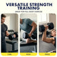 Adjustable Dumbbells with Quick Weight Change Space-Saving Set in Black with Anti-Slip Handle Secure Locking System Heavy-Duty